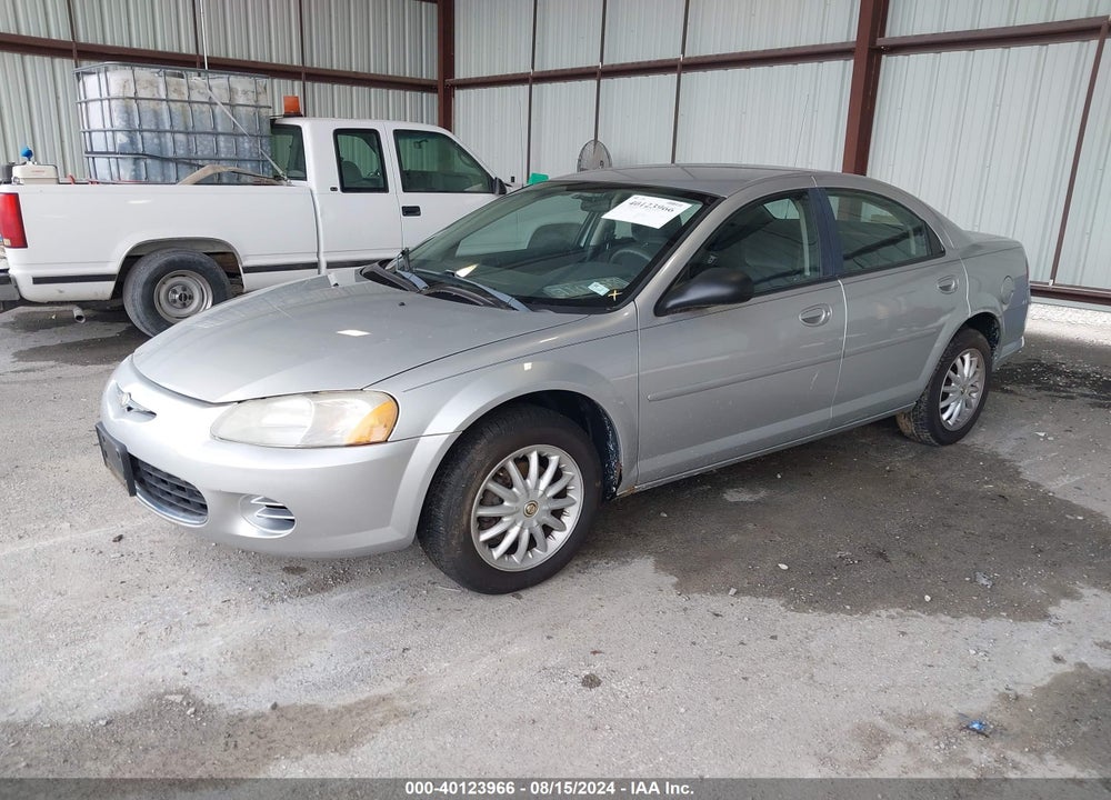 2002 CHRYSLER SEBRING LX/LX PLUS VIN: 1C3EL46X62N286858