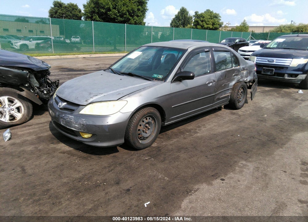 2004 HONDA CIVIC LX VIN: 2HGES16524H515500