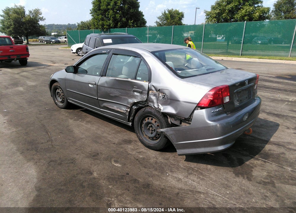 2004 HONDA CIVIC LX VIN: 2HGES16524H515500