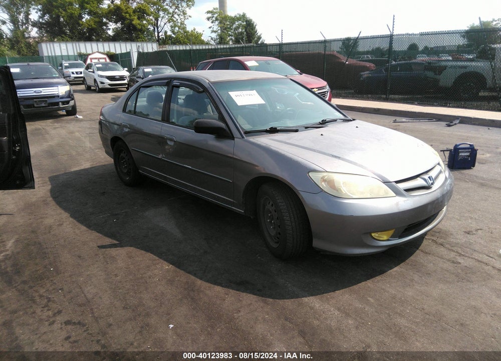 2004 HONDA CIVIC LX VIN: 2HGES16524H515500