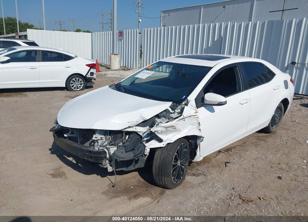 2016 TOYOTA COROLLA S PLUS VIN: 2T1BURHE4GC590852