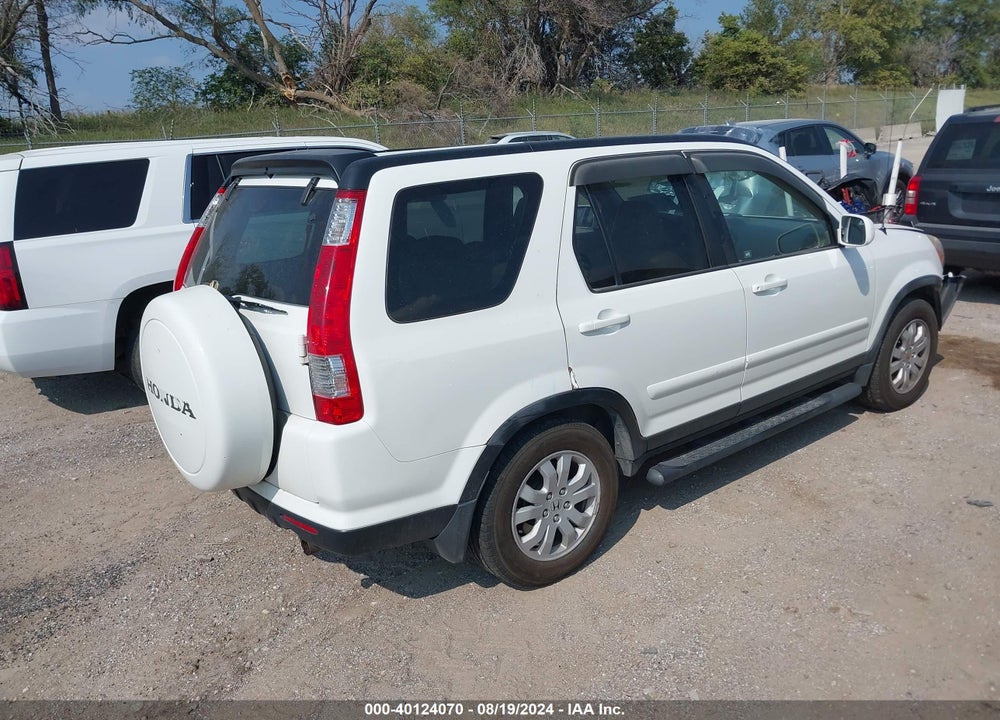 2006 HONDA CR-V SE VIN: JHLRD78916C005452