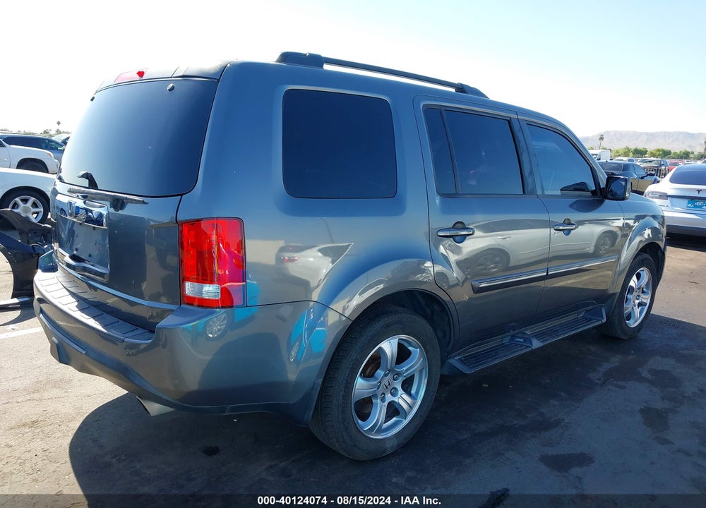2012 HONDA PILOT EX-L VIN: 5FNYF3H61CB034286