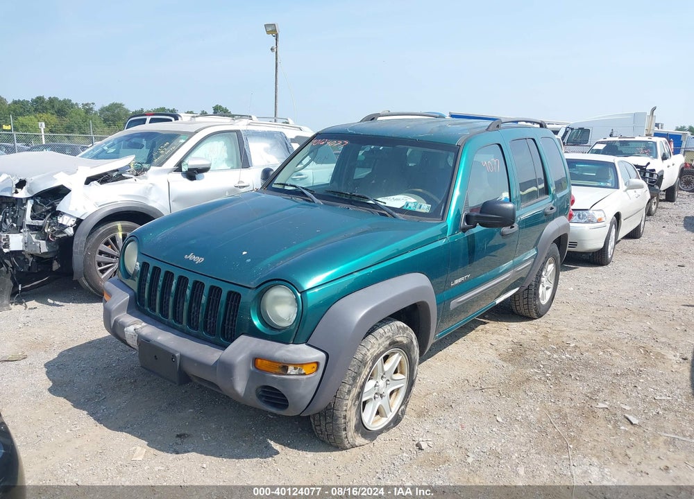 2004 JEEP LIBERTY SPORT VIN: 1J4GL48K54W181533