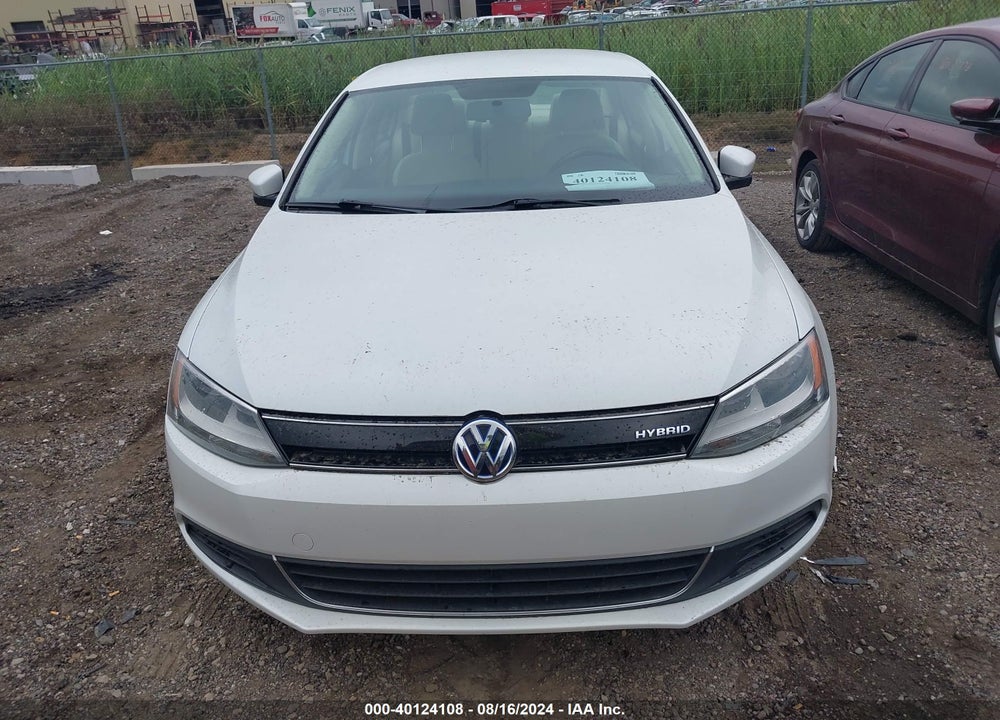 2013 VOLKSWAGEN JETTA HYBRID SE VIN: 3VW637AJ0DM283825