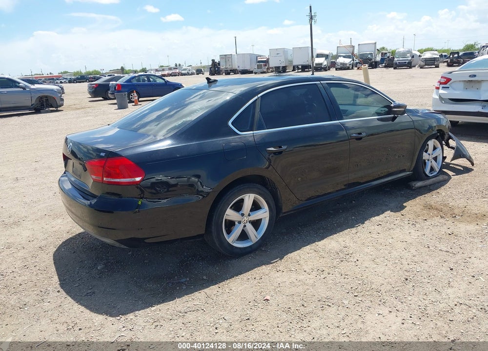 2013 VOLKSWAGEN PASSAT 2.5L SE VIN: 1VWBH7A34DC122168