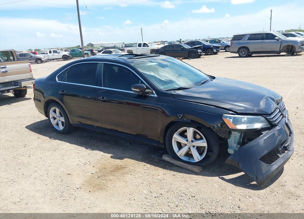 2013 VOLKSWAGEN PASSAT 2.5L SE VIN: 1VWBH7A34DC122168