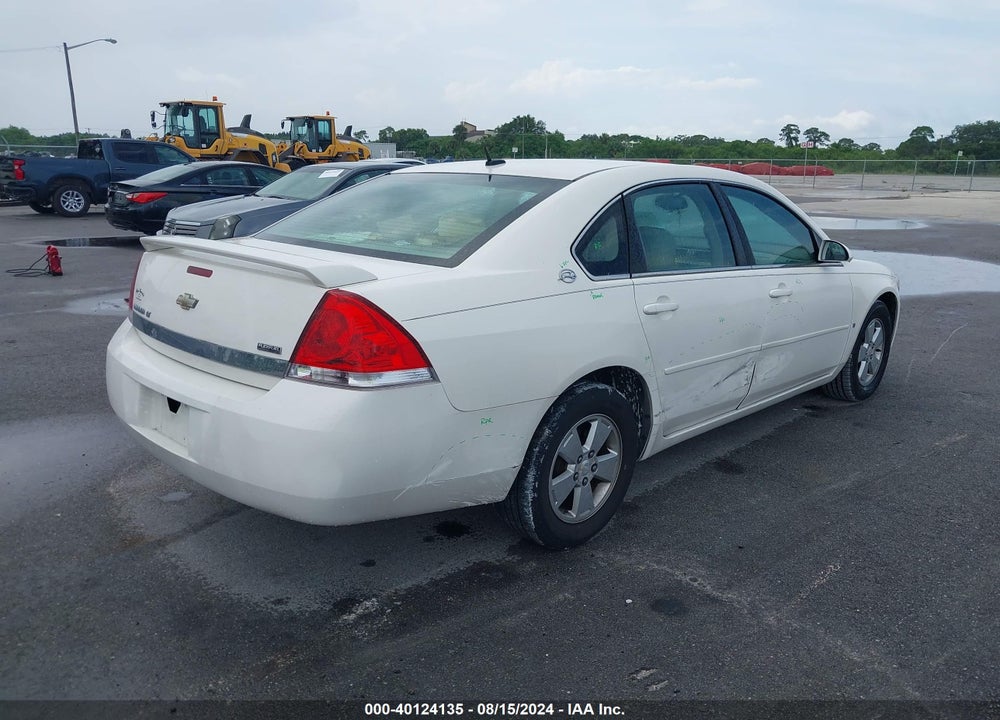 2007 CHEVROLET IMPALA LT VIN: 2G1WT58K879287536