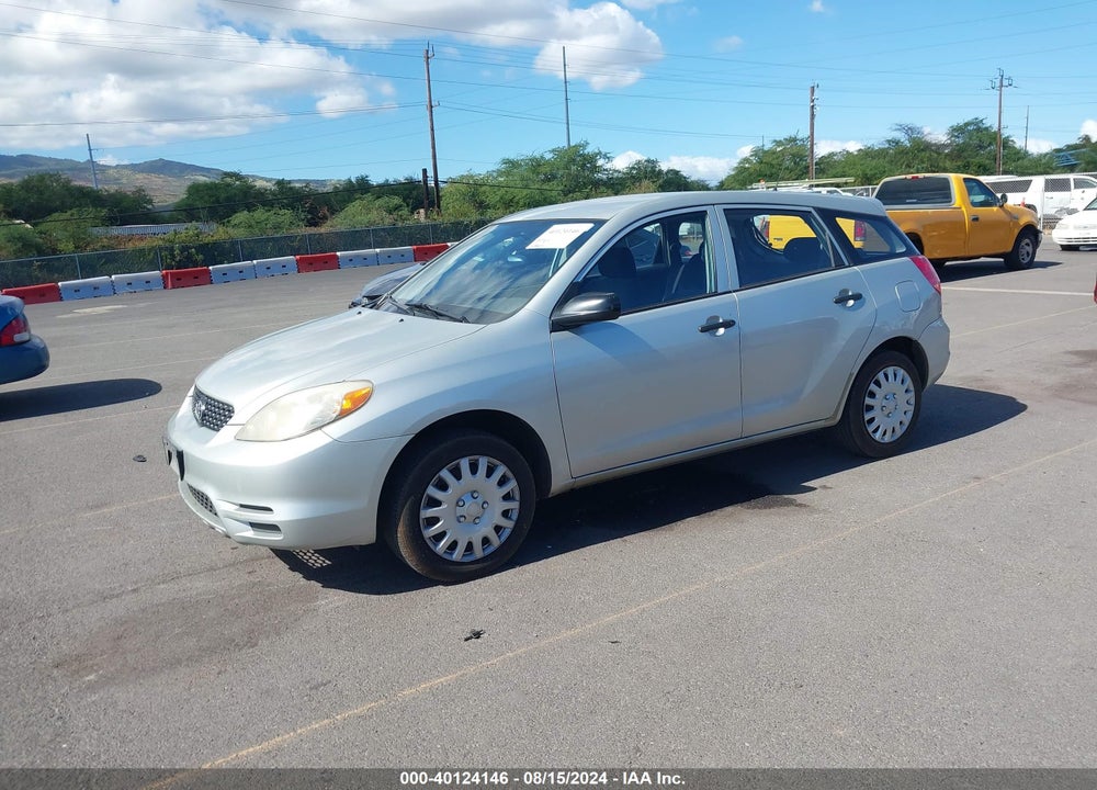 2003 TOYOTA MATRIX STANDARD VIN: 2T1KR32E93C038197