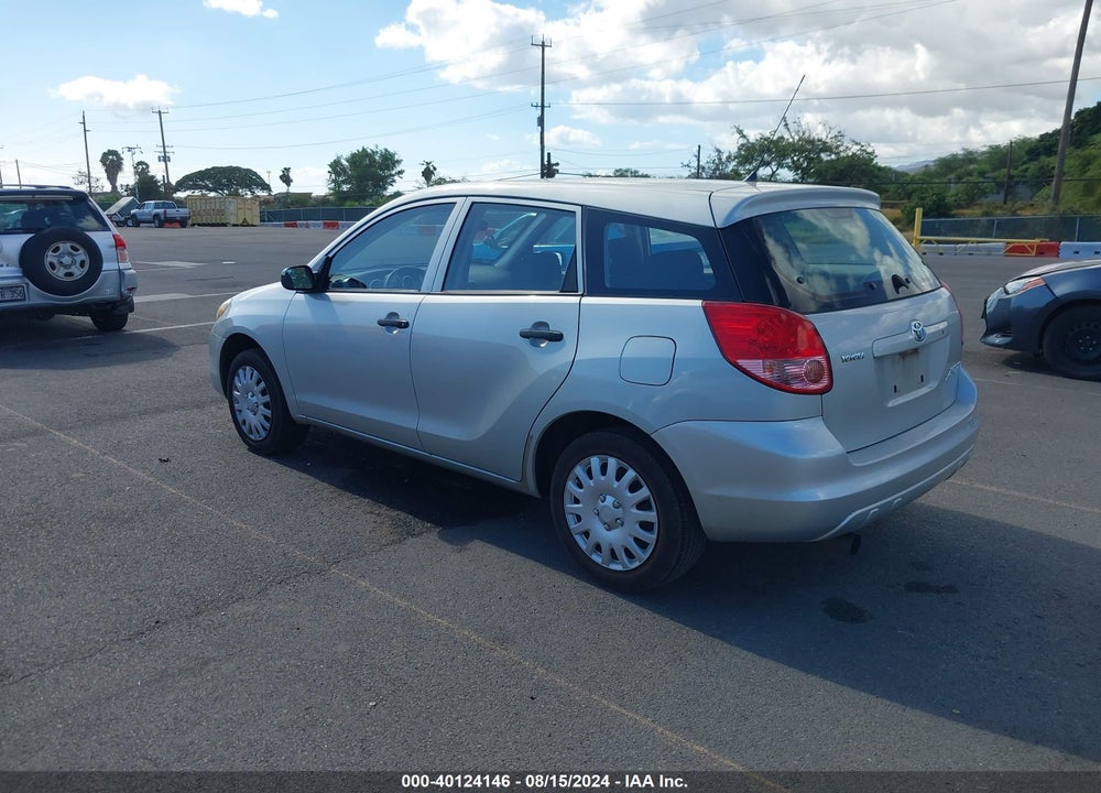 2003 TOYOTA MATRIX STANDARD VIN: 2T1KR32E93C038197