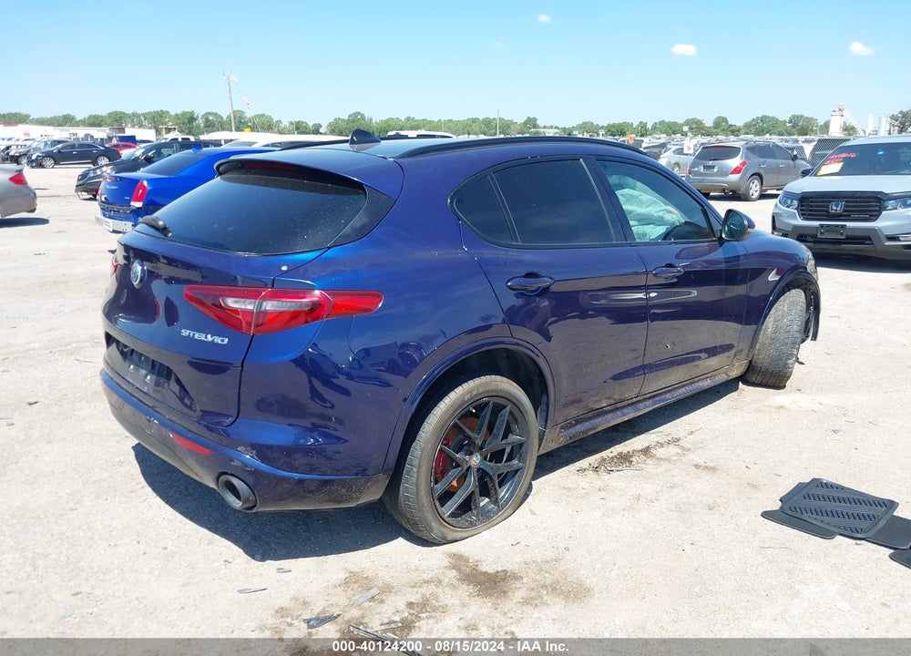 2018 ALFA ROMEO STELVIO TI SPORT AWD VIN: ZASFAKNN7J7B99538