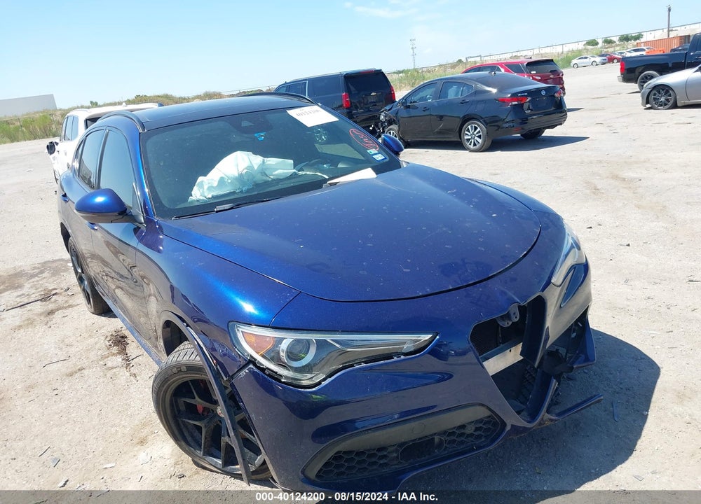 2018 ALFA ROMEO STELVIO TI SPORT AWD VIN: ZASFAKNN7J7B99538