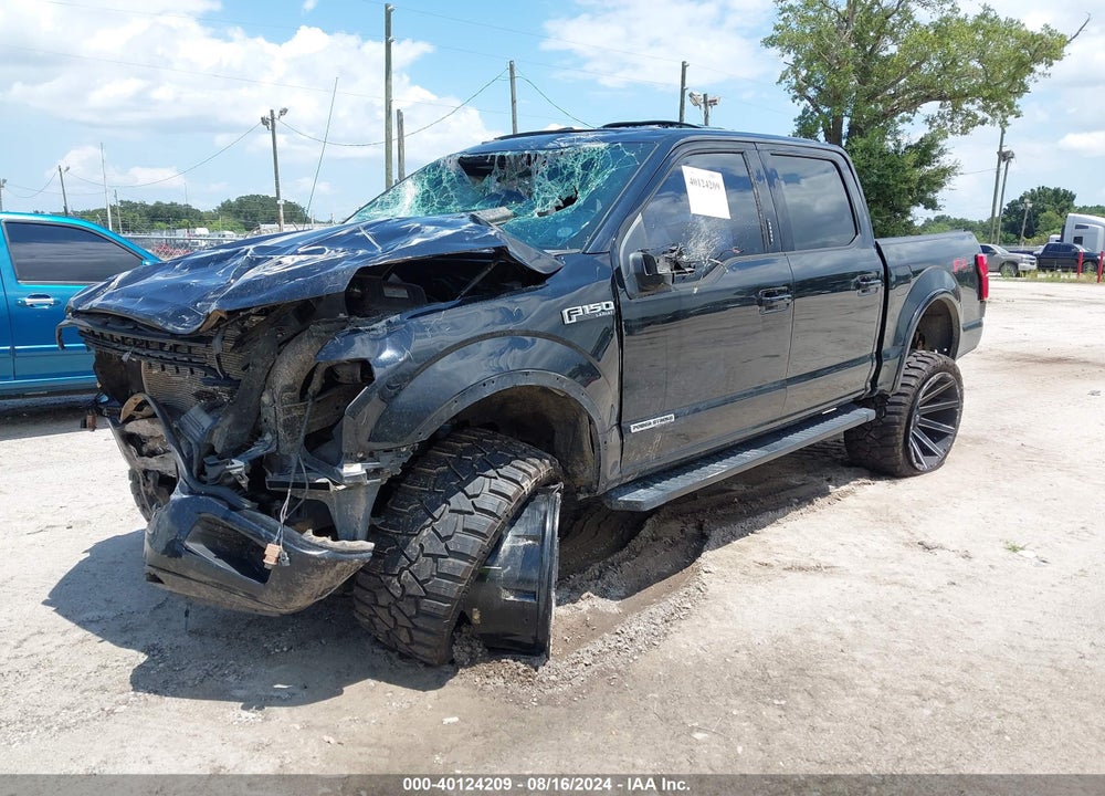 2018 FORD F-150 LARIAT VIN: 1FTFW1E14JFD73038