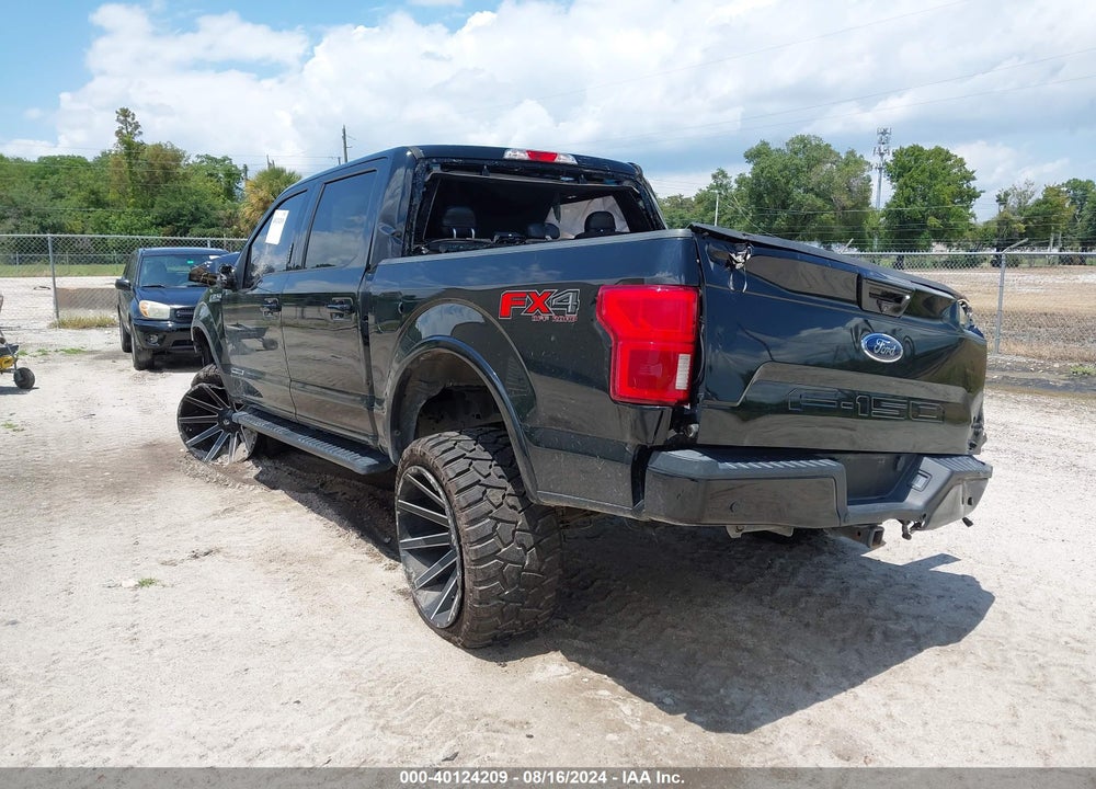 2018 FORD F-150 LARIAT VIN: 1FTFW1E14JFD73038