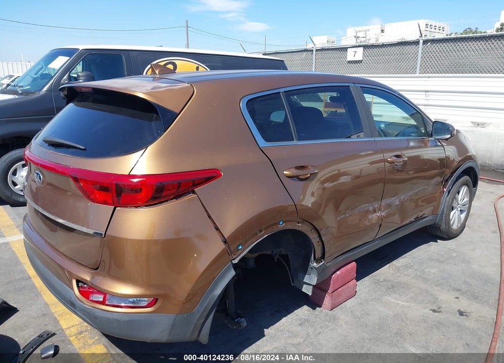 2017 KIA SPORTAGE LX VIN: KNDPM3AC0H7281068