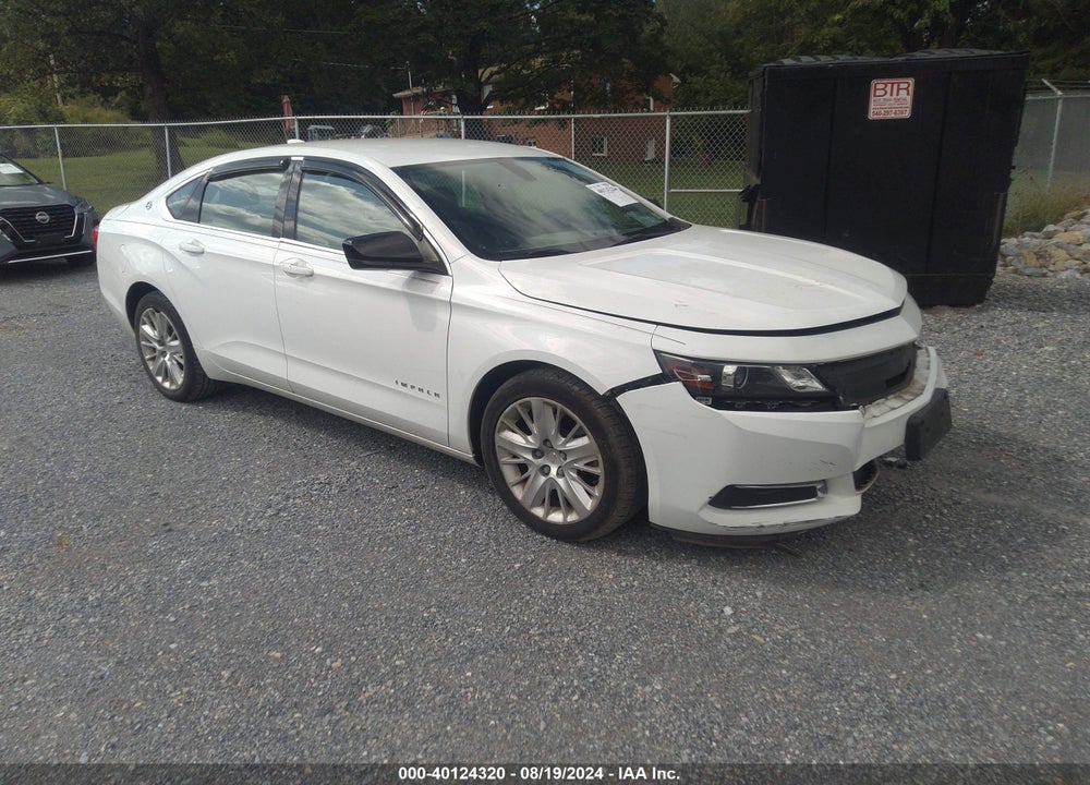 2016 CHEVROLET IMPALA LS VIN: 2G11Z5SA5G9170442