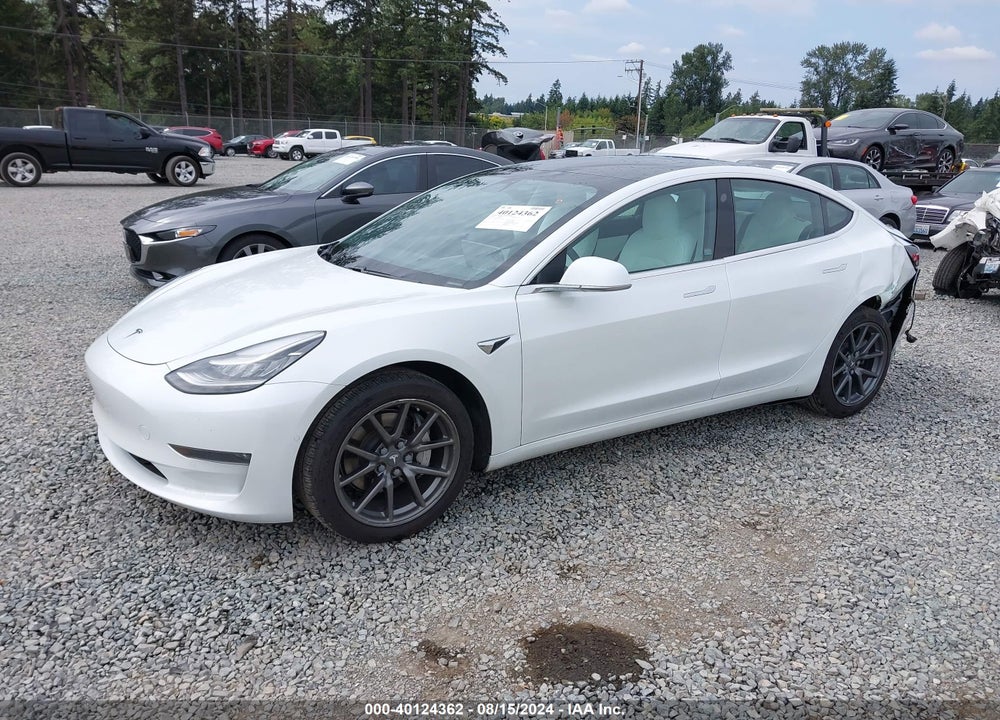 2020 TESLA MODEL 3 LONG RANGE DUAL MOTOR ALL-WHEEL DRIVE VIN: 5YJ3E1EB9LF742224