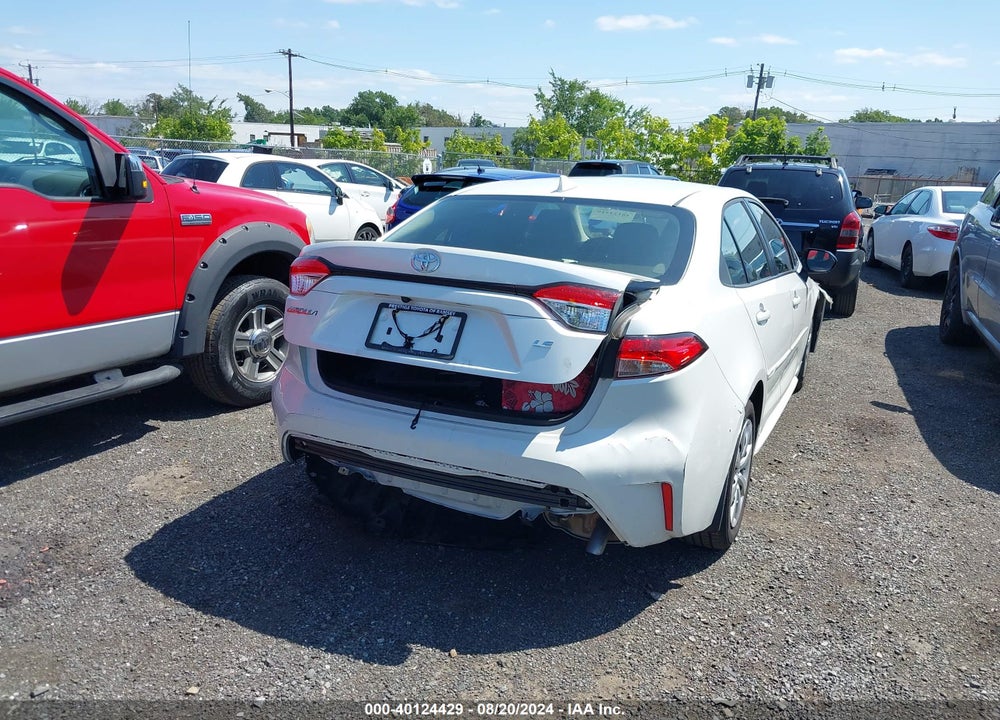 2020 TOYOTA COROLLA LE VIN: JTDEPRAE0LJ015581