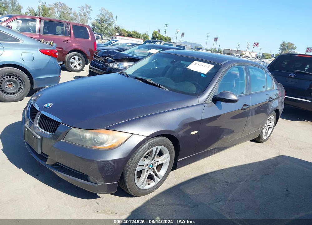 2008 BMW 328I VIN: WBAVA33548KX89780
