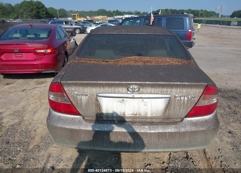 2004 TOYOTA CAMRY LE VIN: 4T1BE32K94U289528