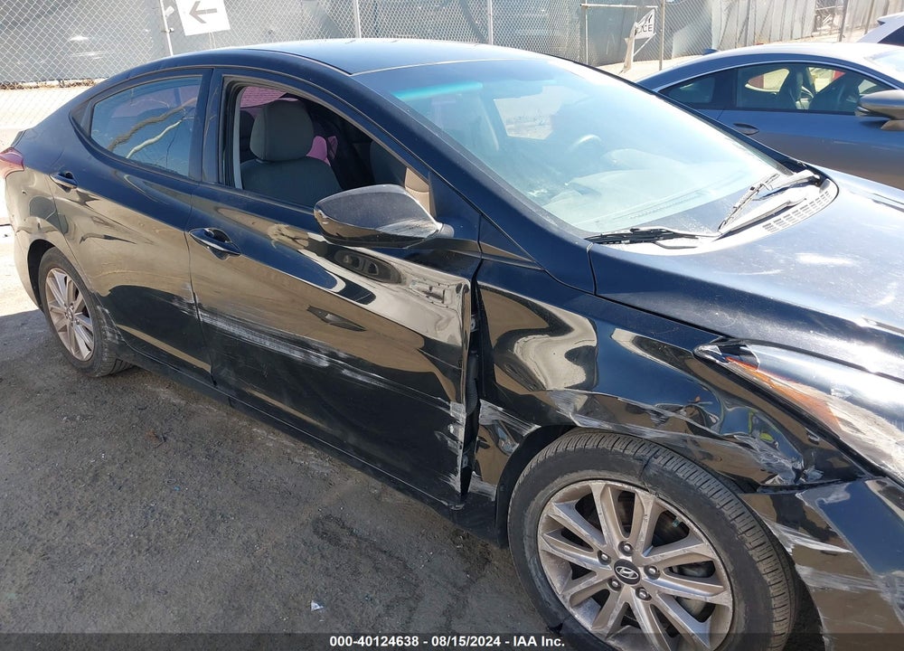2014 HYUNDAI ELANTRA SE VIN: 5NPDH4AE4EH534981
