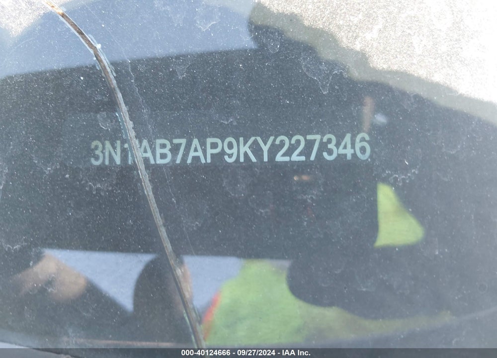 2019 NISSAN SENTRA S VIN: 3N1AB7AP9KY227346