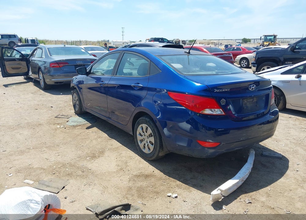 2016 HYUNDAI ACCENT SE VIN: KMHCT4AE1GU118045