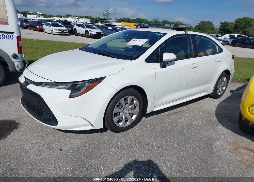 2021 TOYOTA COROLLA LE VIN: JTDEPMAE5MJ187027