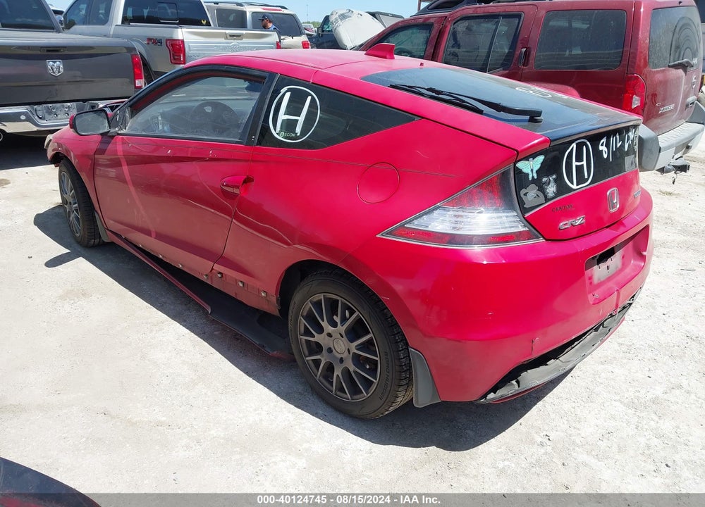 2013 HONDA CR-Z EX VIN: JHMZF1D69DS000985
