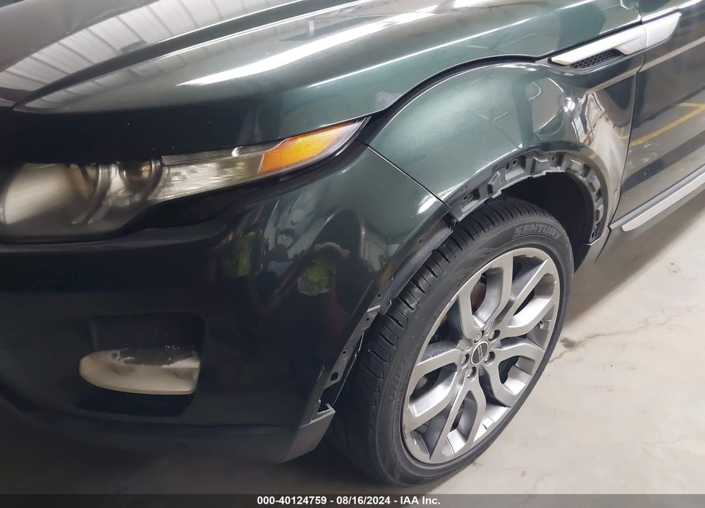 2012 LAND ROVER RANGE ROVER EVOQUE PURE PLUS VIN: SALVV2BG3CH689429