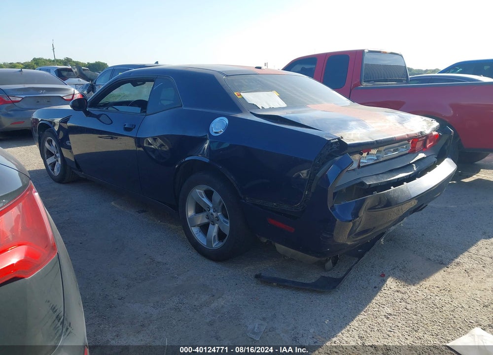 2013 DODGE CHALLENGER SXT VIN: 2C3CDYAG4DH596506