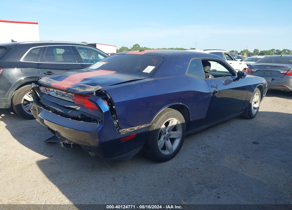 2013 DODGE CHALLENGER SXT VIN: 2C3CDYAG4DH596506