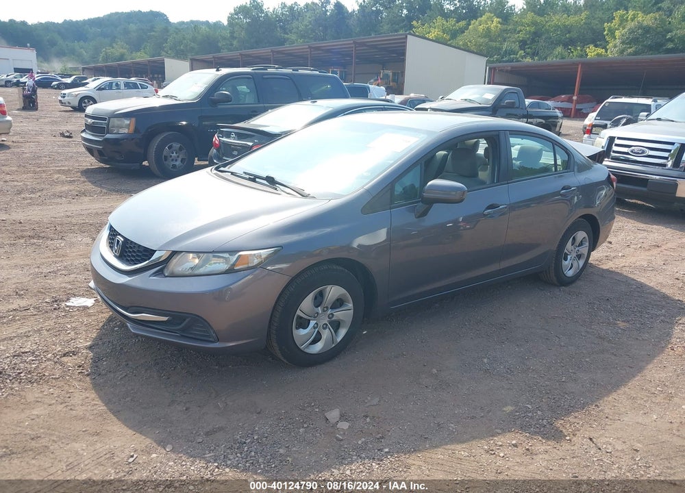 2014 HONDA CIVIC LX VIN: 19XFB2F57EE036141