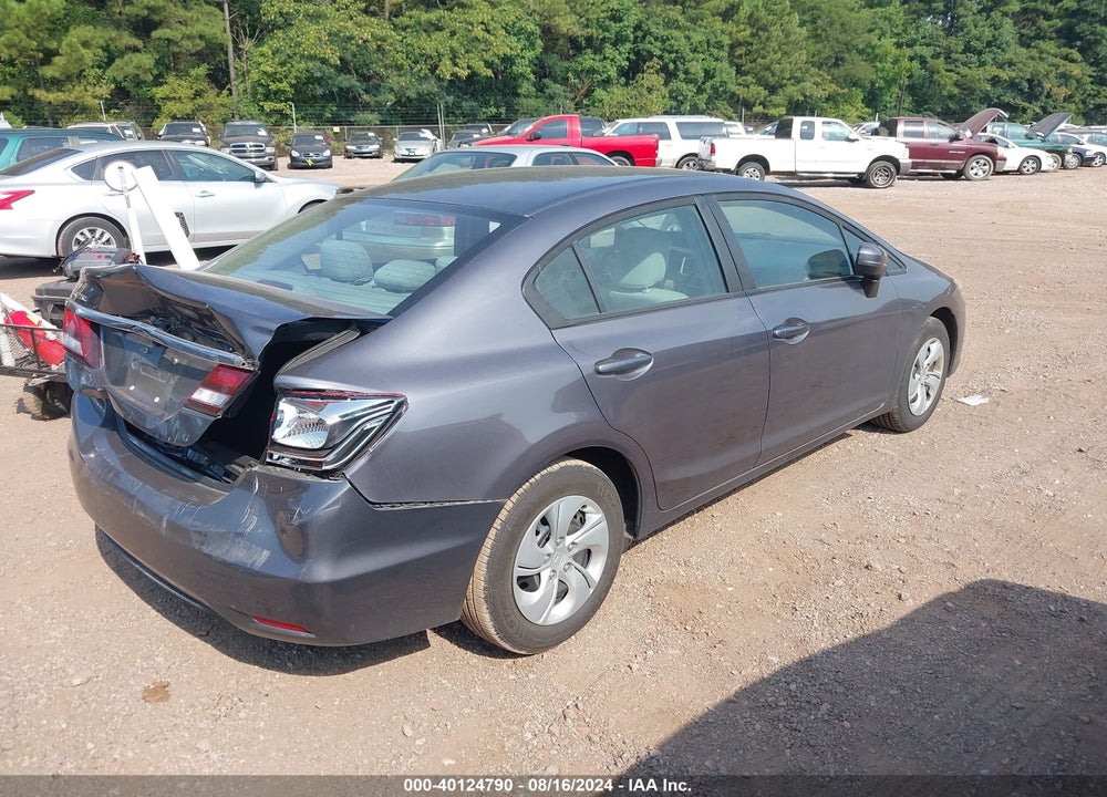 2014 HONDA CIVIC LX VIN: 19XFB2F57EE036141