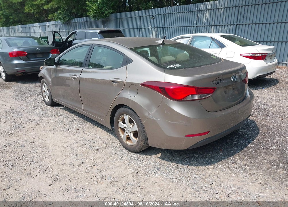 2014 HYUNDAI ELANTRA SE VIN: 5NPDH4AE0EH538333