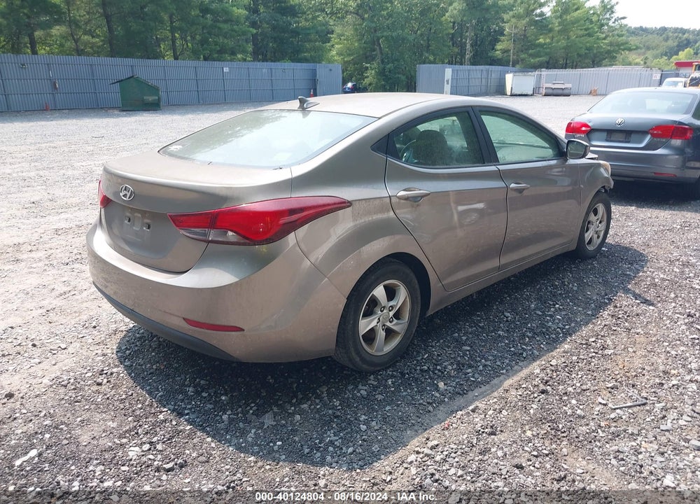 2014 HYUNDAI ELANTRA SE VIN: 5NPDH4AE0EH538333