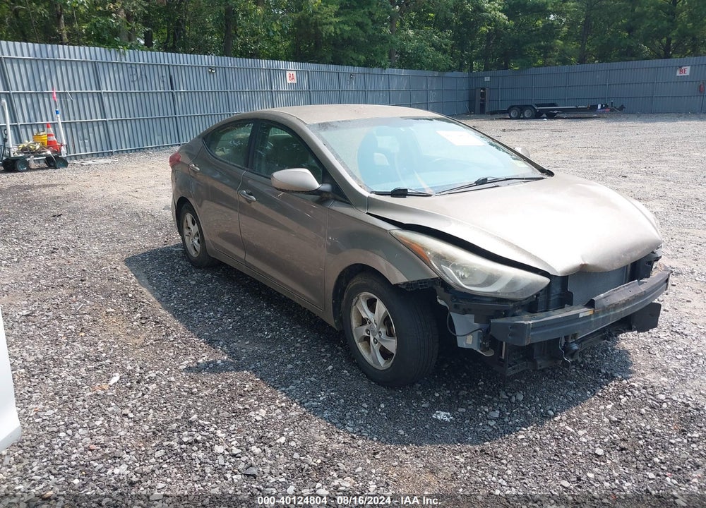 2014 HYUNDAI ELANTRA SE VIN: 5NPDH4AE0EH538333