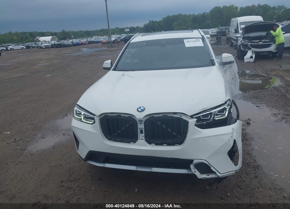 2022 BMW X3 XDRIVE30I VIN: 5UX53DP08N9J72353