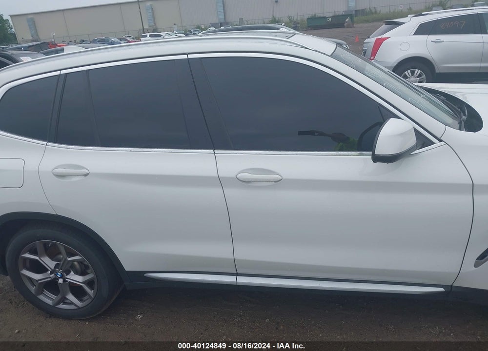 2022 BMW X3 XDRIVE30I VIN: 5UX53DP08N9J72353