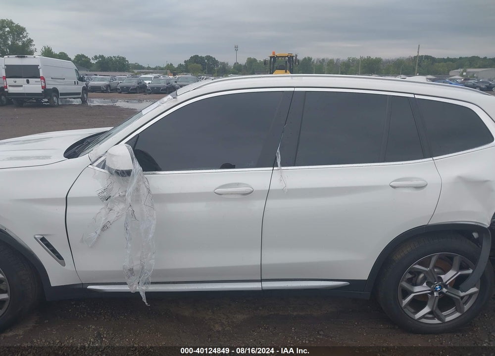 2022 BMW X3 XDRIVE30I VIN: 5UX53DP08N9J72353