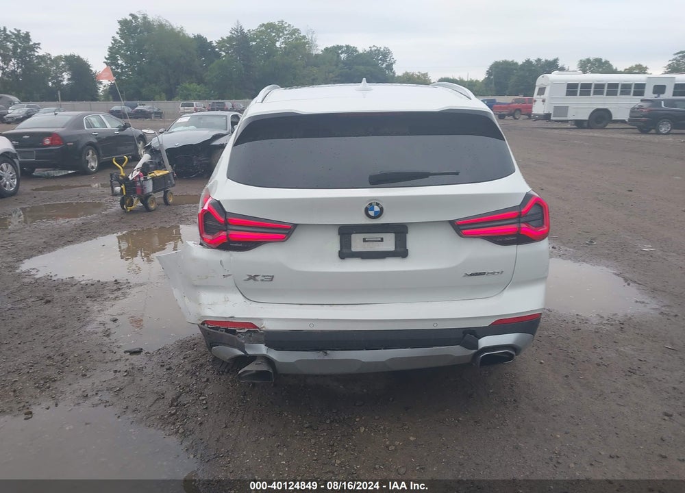 2022 BMW X3 XDRIVE30I VIN: 5UX53DP08N9J72353