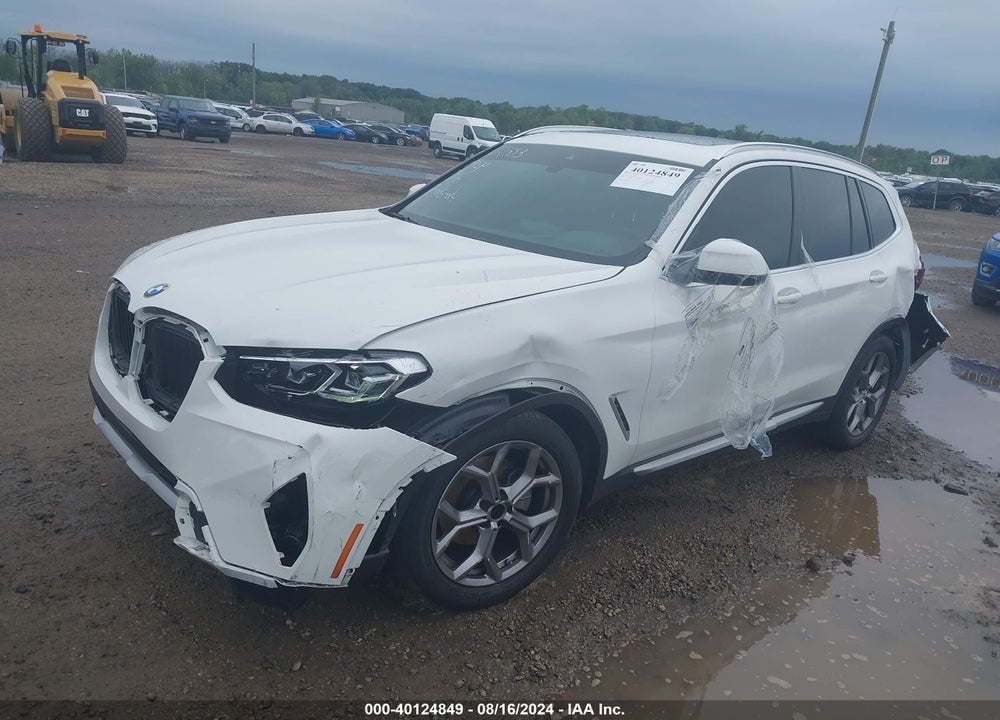 2022 BMW X3 XDRIVE30I VIN: 5UX53DP08N9J72353