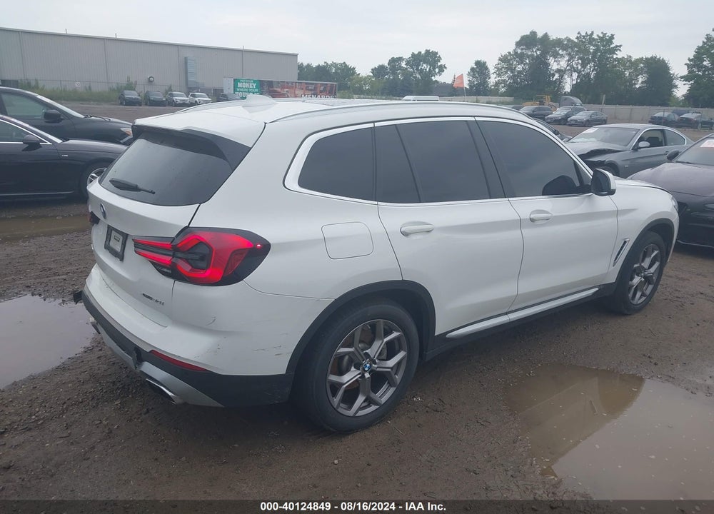 2022 BMW X3 XDRIVE30I VIN: 5UX53DP08N9J72353