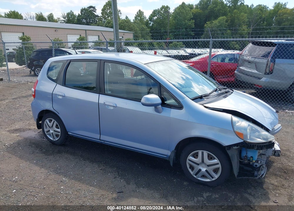 2008 HONDA FIT VIN: JHMGD38458S060544