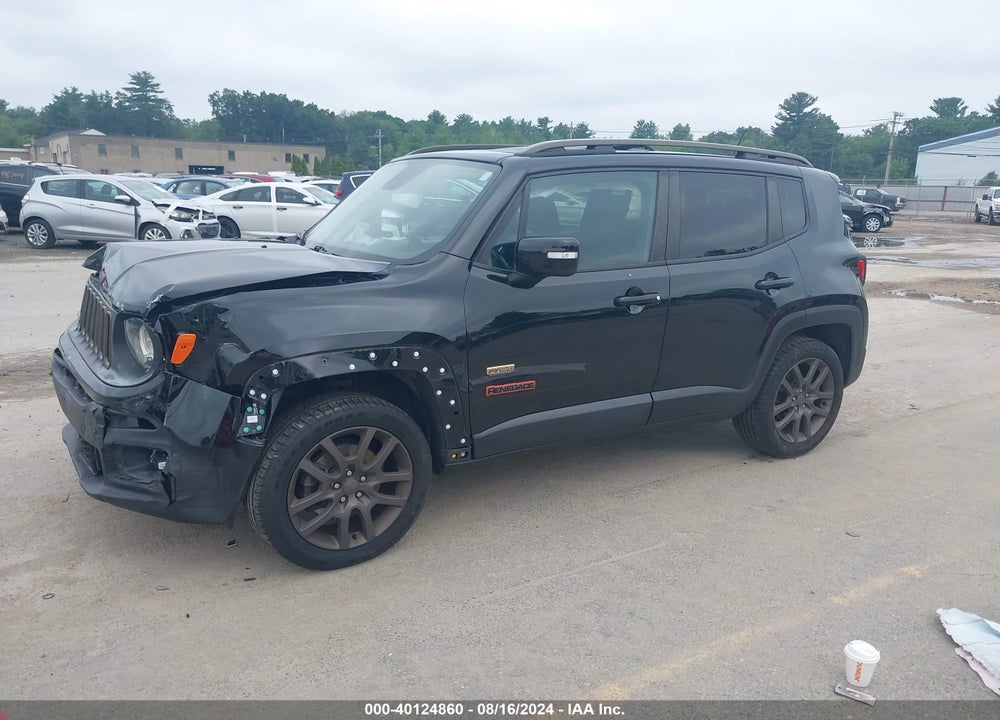 2016 JEEP RENEGADE 75TH ANNIVERSARY VIN: ZACCJBBT4GPD78260