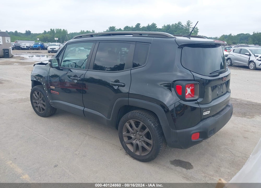 2016 JEEP RENEGADE 75TH ANNIVERSARY VIN: ZACCJBBT4GPD78260