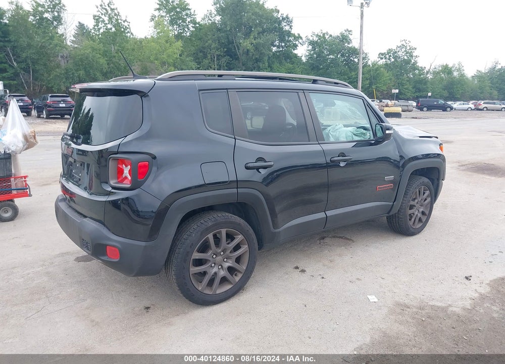 2016 JEEP RENEGADE 75TH ANNIVERSARY VIN: ZACCJBBT4GPD78260