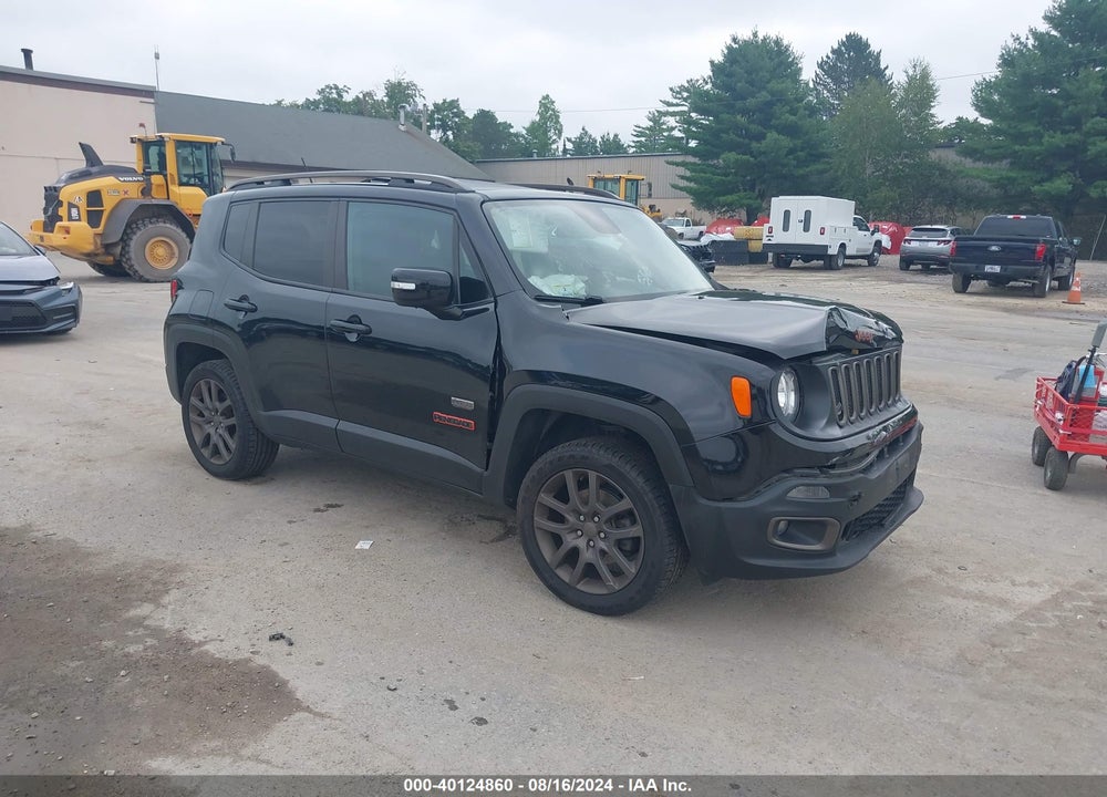 2016 JEEP RENEGADE 75TH ANNIVERSARY VIN: ZACCJBBT4GPD78260
