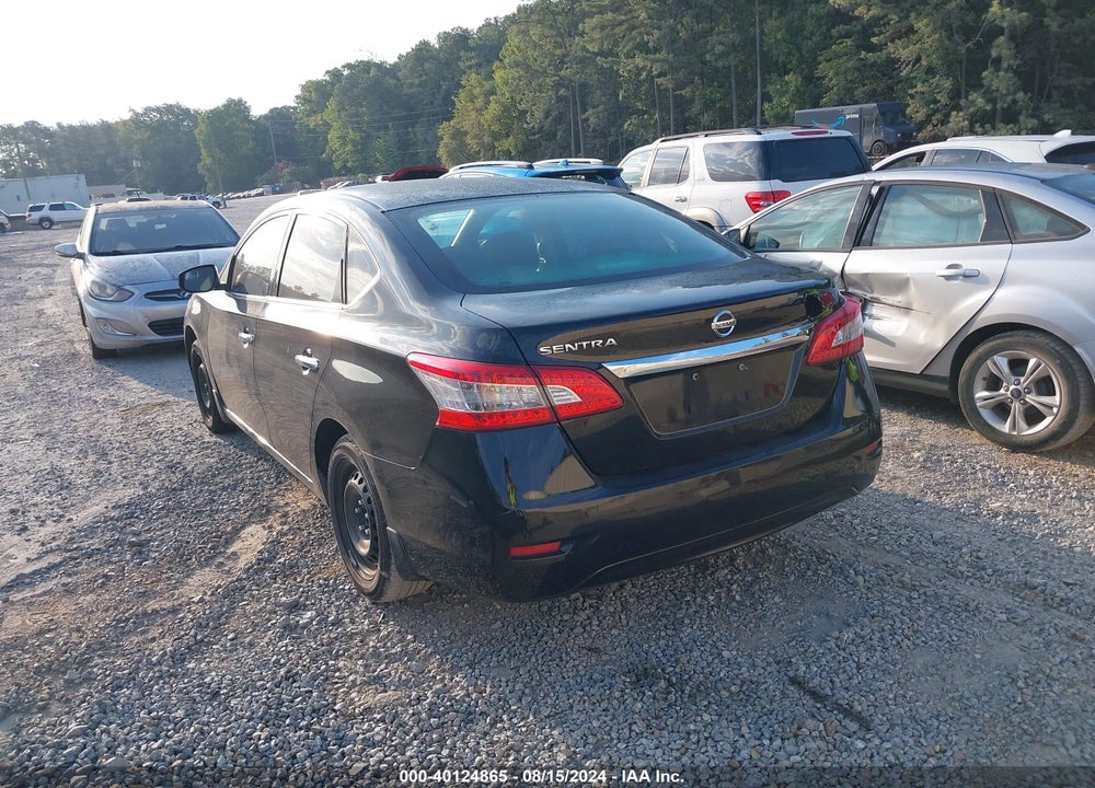 2015 NISSAN SENTRA S VIN: 3N1AB7AP2FY231020