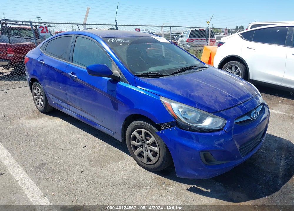 2012 HYUNDAI ACCENT GLS VIN: KMHCT4AE8CU243053